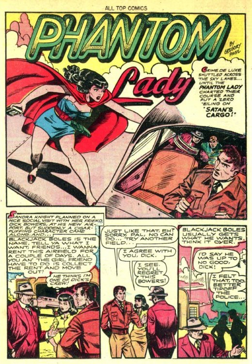 Reading Room: PHANTOM LADY "Satan's Cargo"