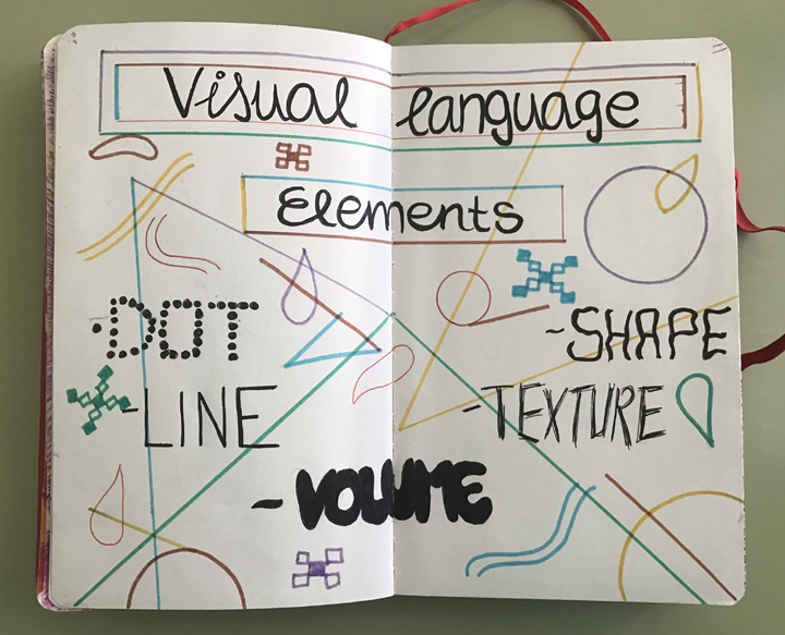 rapincel VISUAL LANGUAGE ELEMENTS DOT, LINE, SHAPE, TEXTURE AND LIGHT