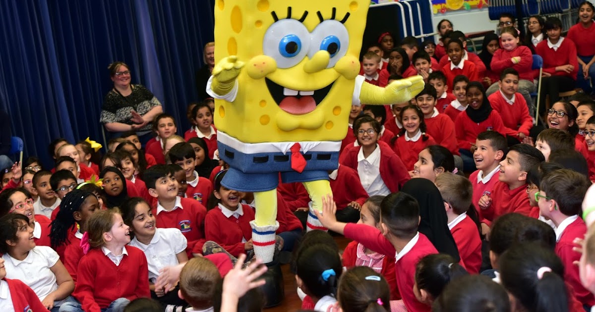 NickALive! Manchurian Pupils Soak Up the Fun with SpongeBob