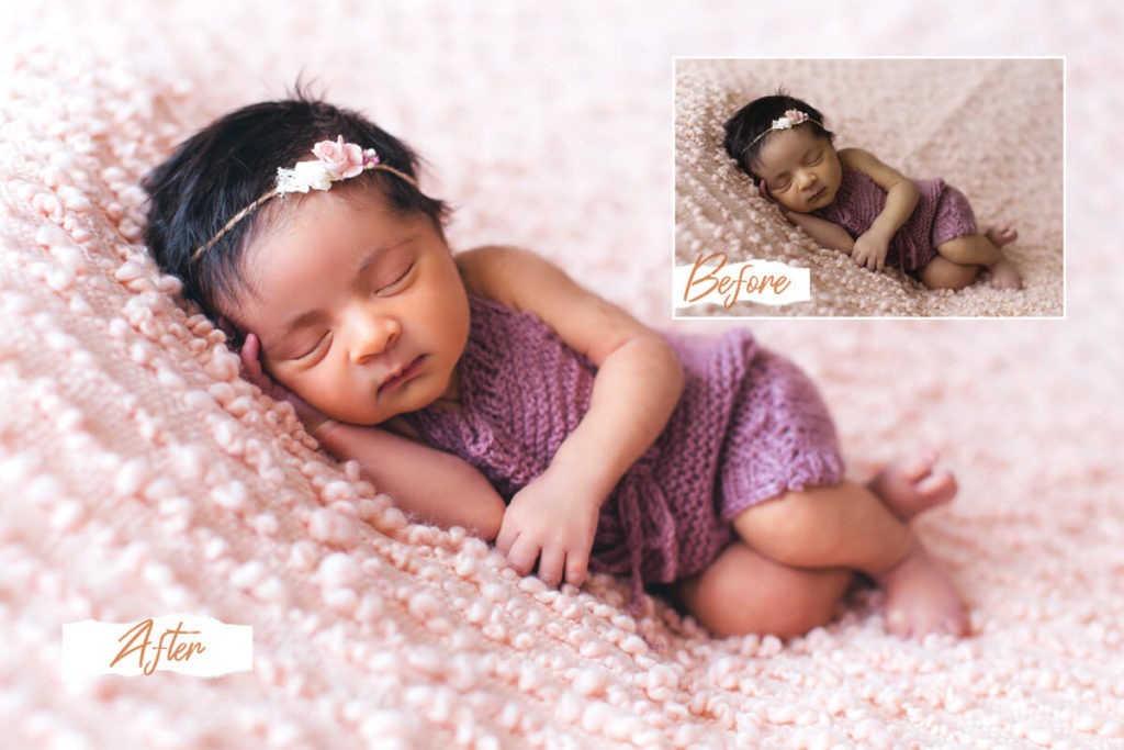 6 Newborn Mood Lightroom Presets (LR, XMP)