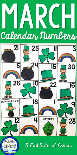 Pocketful Of Centers March Calendar Numbers pocketful-of-centers-march-calendar-numbers