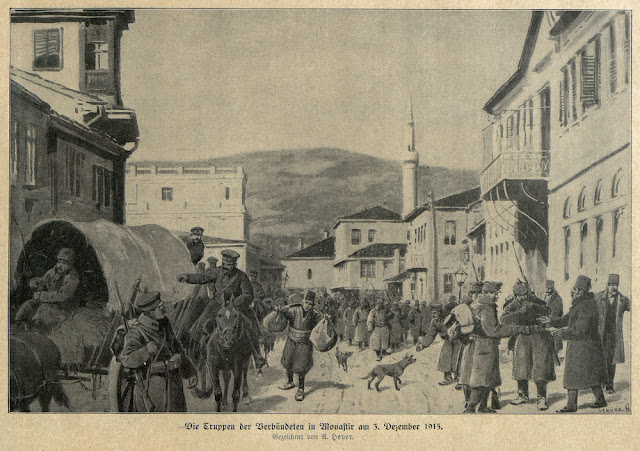 Bitola during the First World War - December 3, 1915. Location in front of today's Catholic Church