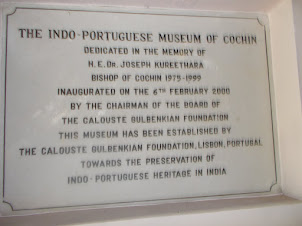 "Indo-Portuguese Museum" inside  "Bishop House" complex.