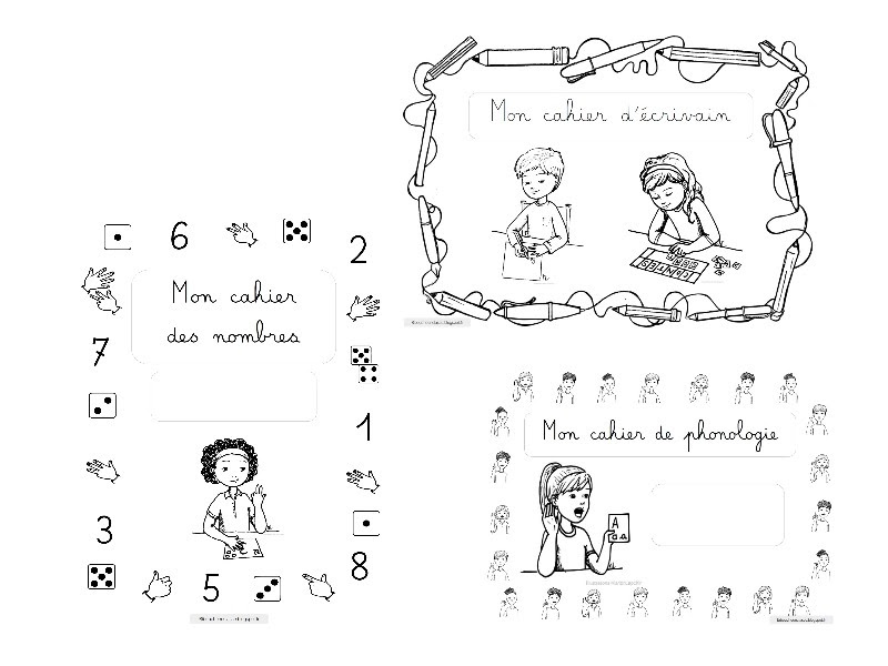 Page De Garde Cahier Français Intercalaires biboucheenclasse.blogspot.com