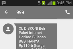 Paket Hotroad 8 GB dari XL  Kini Dapat Diskon 