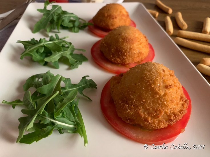 Huevos Villaroy | Tres huevos en un plato huevos-villaroy-tres-plato