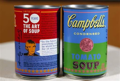 Warhol-Inspired Campbell's Soup Cans