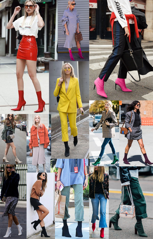 socks with boots trend