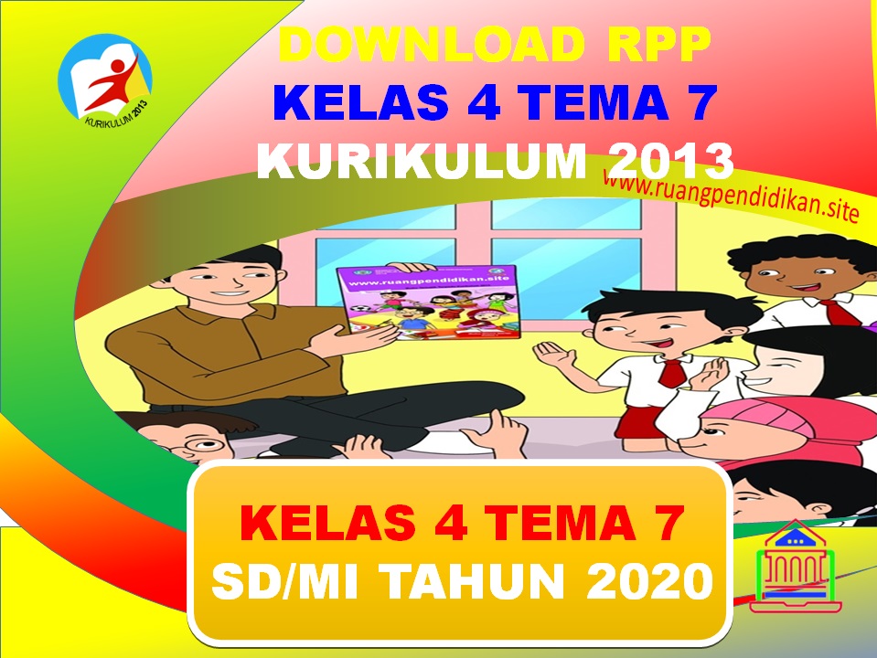 Download RPP 1 Lembar Kelas 4 SD/MI Tema 7 Kurikulum 2013