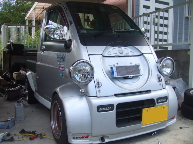 Daihatsu Midget II, tuning w Japonii, ciekawe modyfikacje, niespotykane samochody