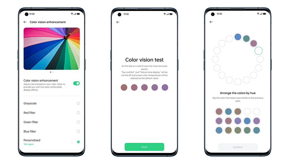 OPPO Find X3 Pro Color Vision Enchancement OPPO Find X3 Pro Color Vision Enchancement