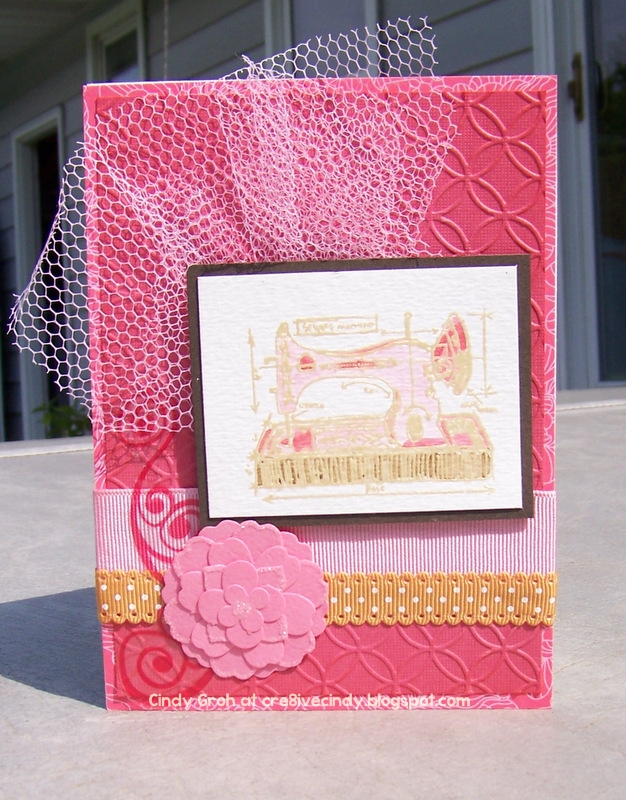 Cre8iveCindy Sewing Machine card
