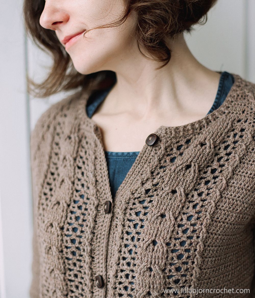 Copenhagen Cardigan crochet pattern LillaBjörn's Crochet World