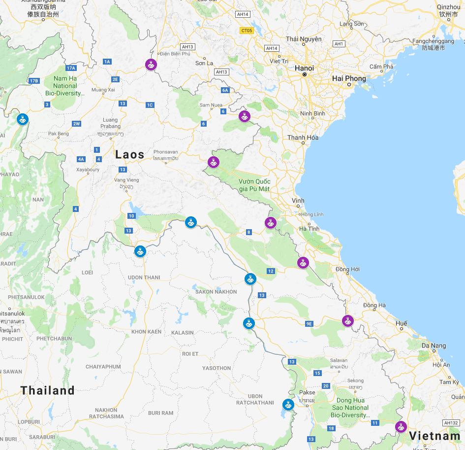 Borders of Laos MATTrail