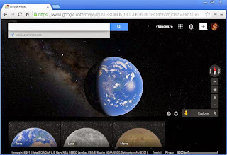 Visitare la Luna e Marte con Google Maps