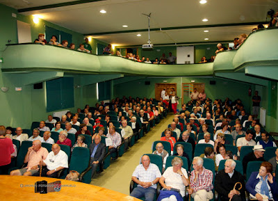 Asistentes al evento de la memoria oral de la minería.