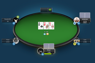 Paripesa Poker Screen