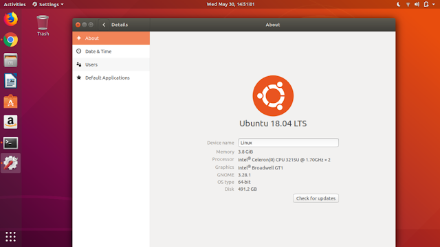 tutorial cek versi ubuntu