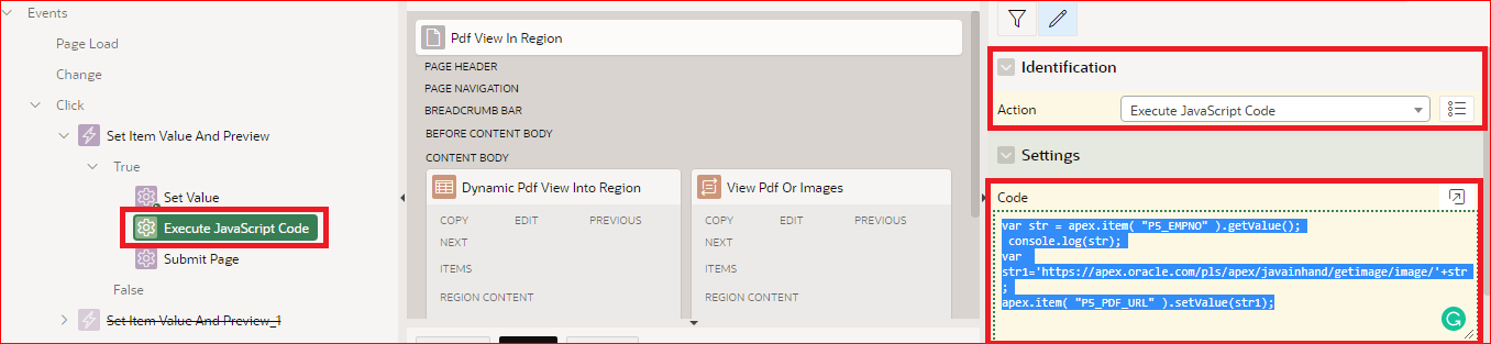 Preview PDF/Image into a Region in Oracle Apex - Javainhand Tutorial