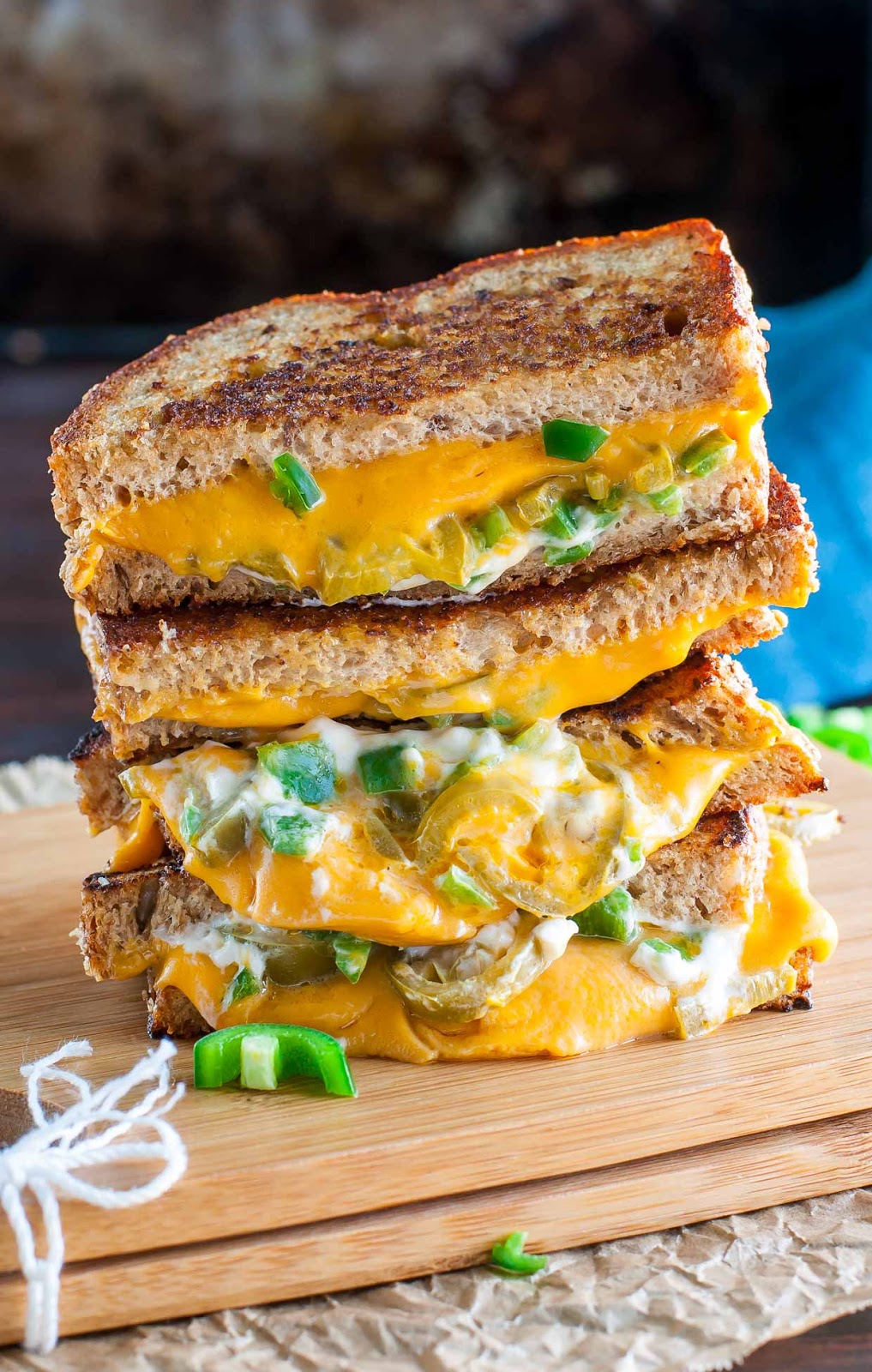 VEGAN JALAPEÑO POPPER GRILLED CHEESE