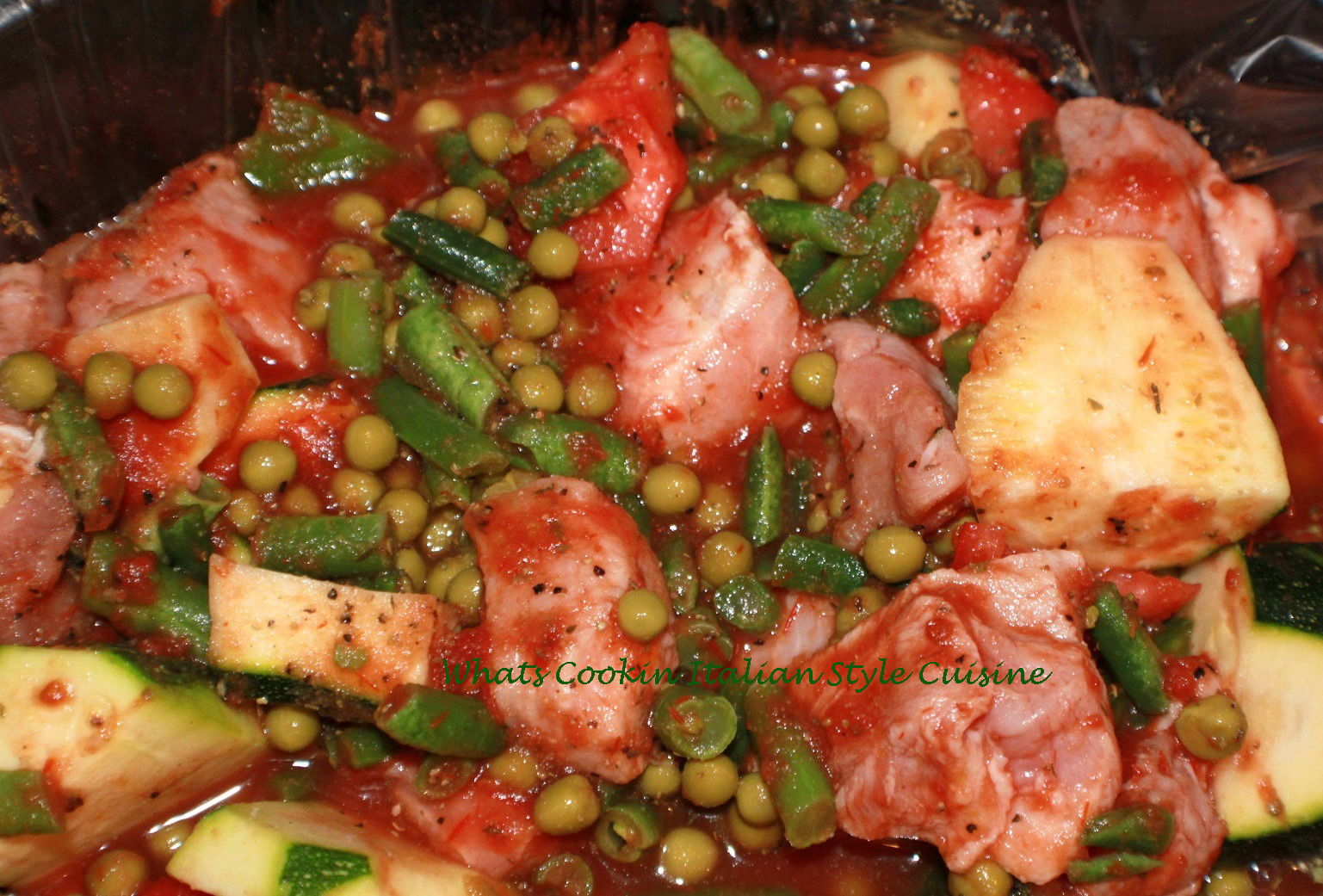 Slow Cooker Chicken Zucchini Garden Stew Recipe What's Cookin