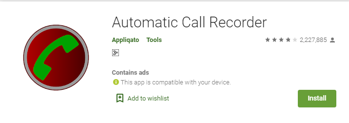 Automatic Call Recorder