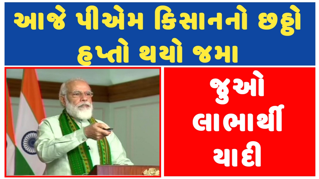 Pm Modi Releases Sixth Installment Under Pm-kisan, See Beneficiary List Pm Modi Releases Sixth Installment Under Pm-kisan, See Beneficiary List