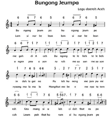 Lirik Lagu Bungong Jeumpa Lengkap