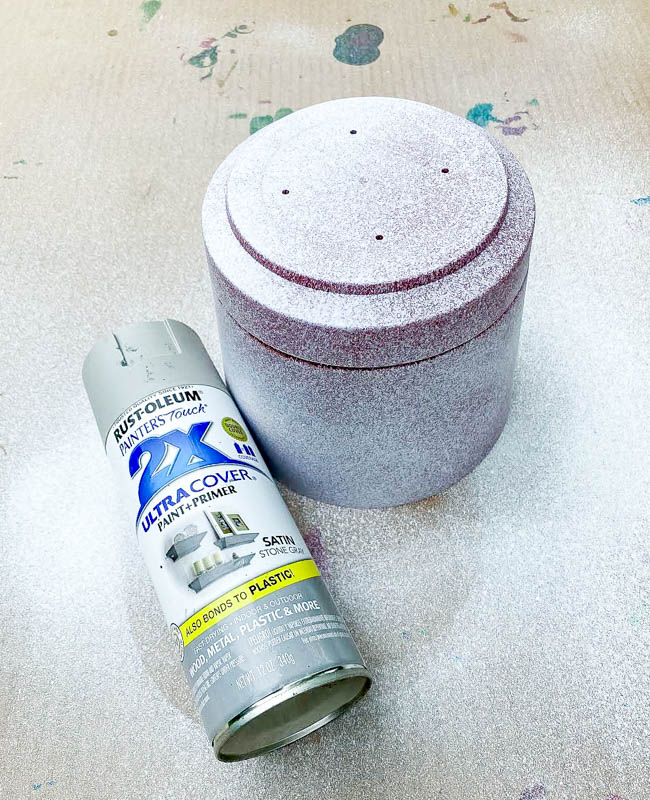 How to Make Paint Look Like Concrete Little House of Four Creating