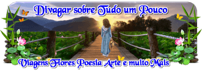 DIVAGAR SOBRE TUDO UM POUCO - Poemas, Flores, Pinturas, Férias