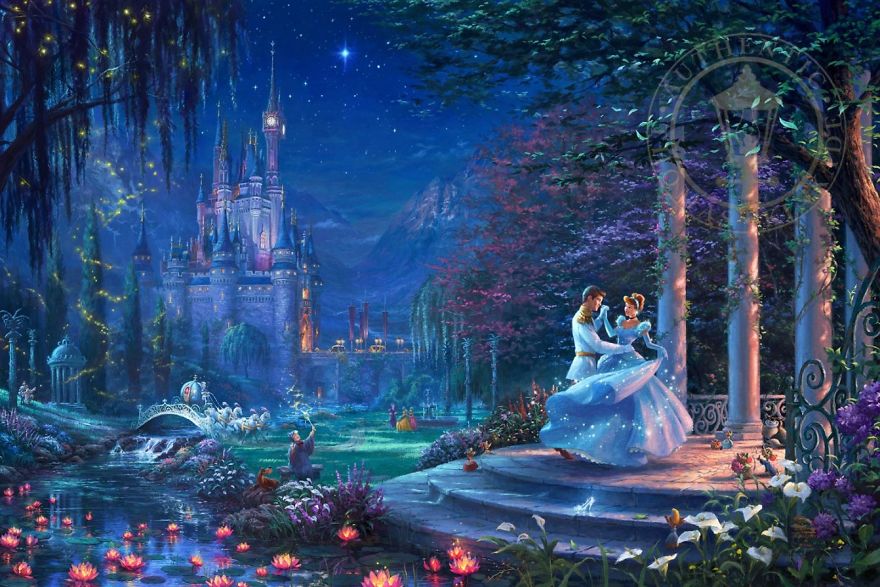Boulevard Art Class Thomas Kinkade's Disney Paintings