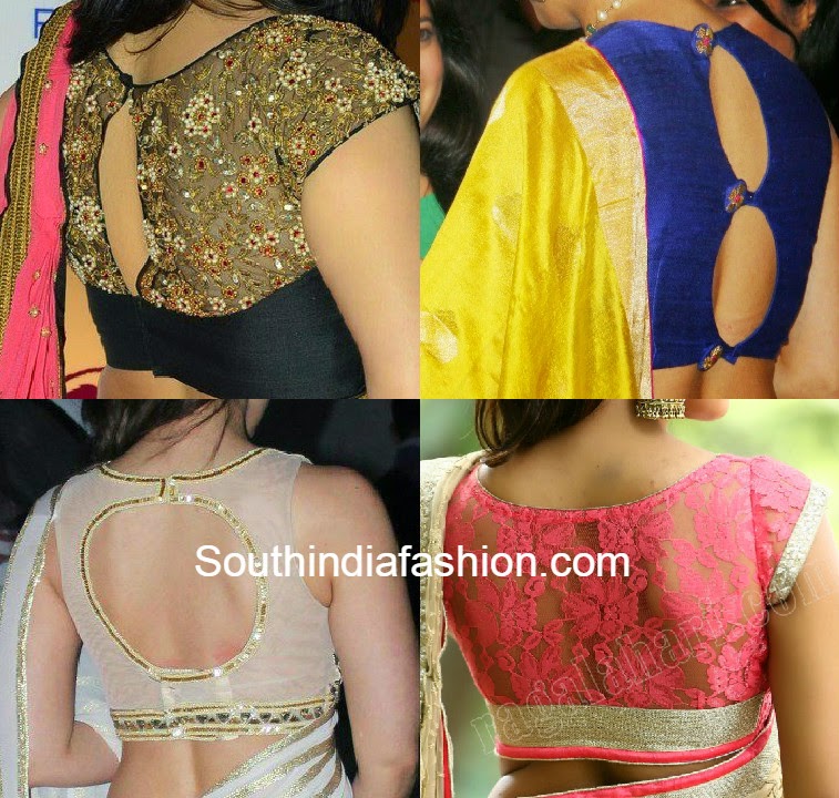Latest Celebrity Blouse Designs - South India Fashion