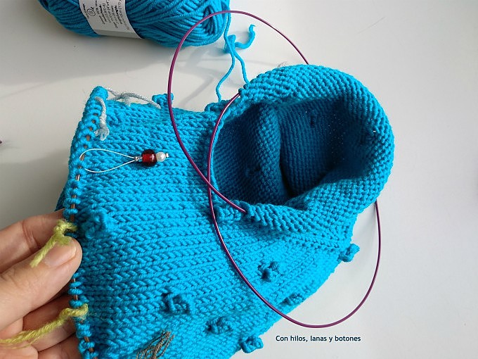 Con hilos, lanas y botones: DIY Jersey palomitero (jersey en punto popcorn o bodoque - patrón gratis)