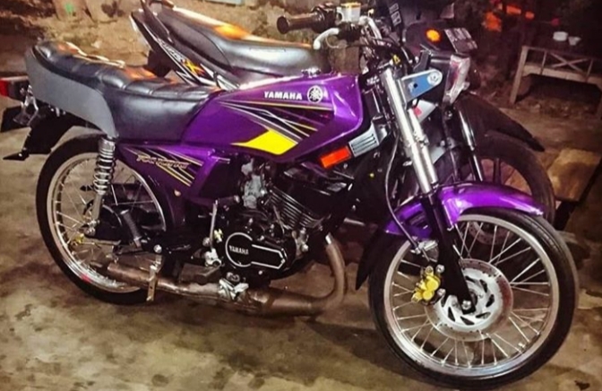 Modifikasi Rx King Warna Ungu Polos, Original, Metalik, Terong, Muda