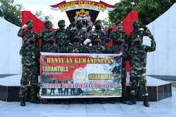 TARANTULA DAN MAHAWIRA YONIF RAIDER 514 KOSTRAD BERSATU, GELAR BAKSOS BAGI SEMBAKO DIMASA PANDEMI COVID-19