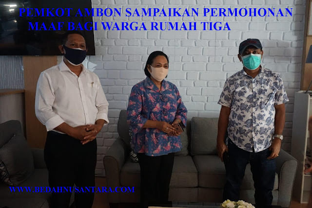 Pemkot Ambon Sampaikan Permohonan Maaf Bagi Warga Rumah Tiga 1 PEMKOT