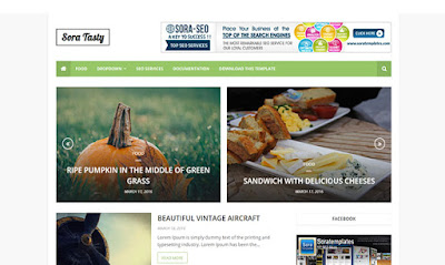 Theme Blogger Sora Tasty