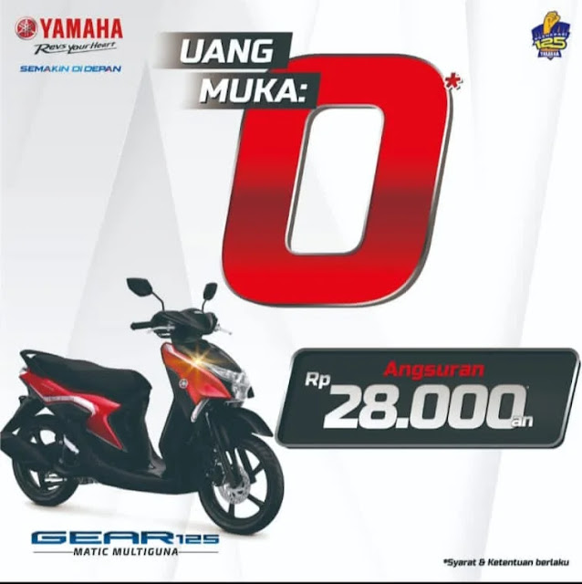 angsuran yamaha gear 125