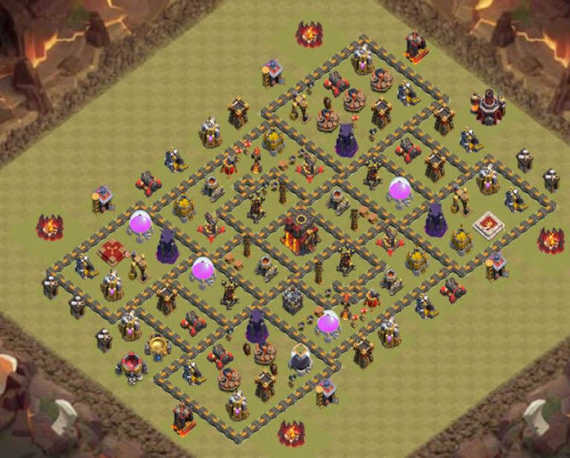 Base Town Hall 10 Clash of Clans War