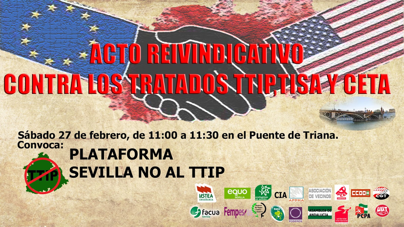Acto contra TTIP, TISA y CETA