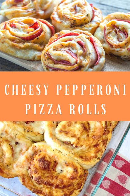 Cheesy Pepperoni Pizza Rolls - Dinner Recipesz