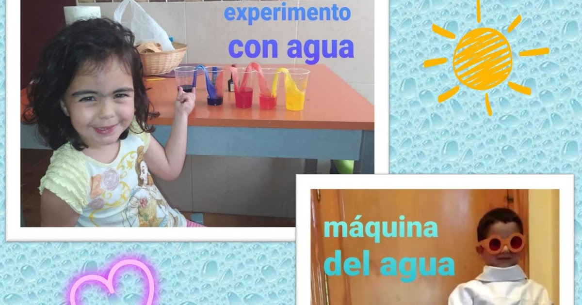 "PROYECTO DEL AGUA" EN INFANTIL DE 3 AÑOS