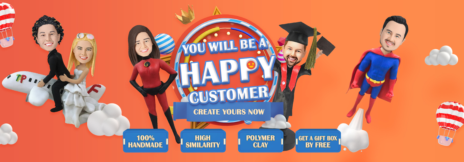 Personalized bobbleheads from your photos