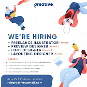 Lowongan Kerja Illustrator, Font Designer, Layouting Designer di Greative 2020