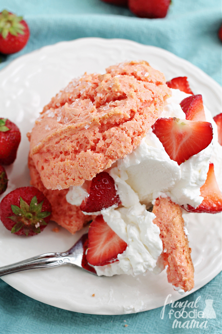 Frugal Foodie Mama Cake Mix Strawberry Shortcakes