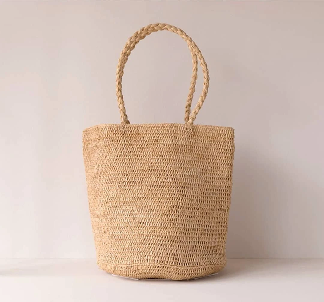 Women's summer raffia bags under 100 Melody Jacob