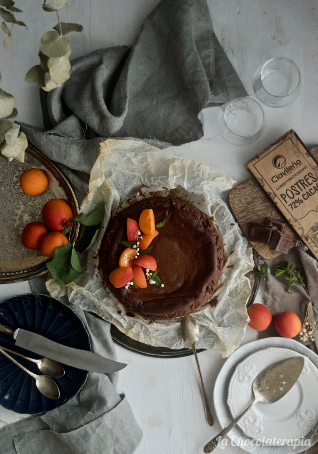 Tarta de Queso de Chocolate estilo La Viña — La chocolaterapia