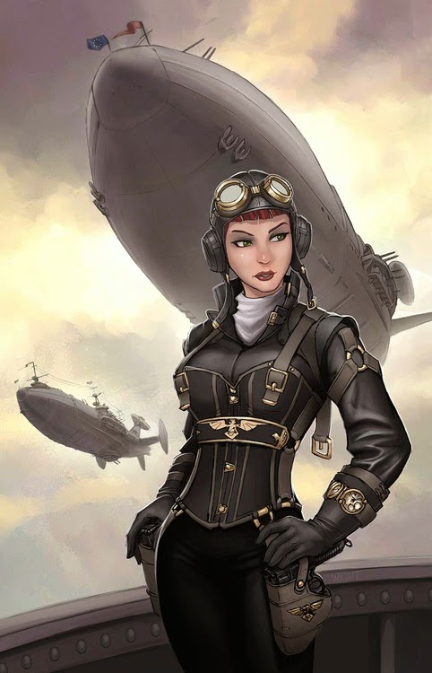 Calvin's Canadian Cave of Coolness: Sunday Steampunk Girls By Joe Wright