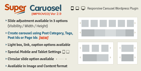 Categories post. Super plugin. Bootstrap Carousel wp. Carousel anything Visual Composer. Available options.