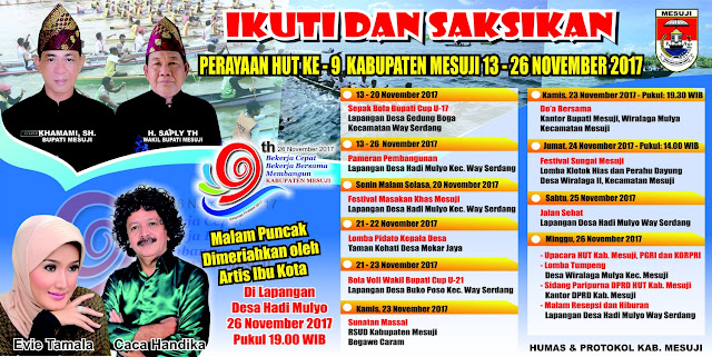 Sambut HUT IX, Pemkab Mesuji Gelar Berbagai Persiapan
